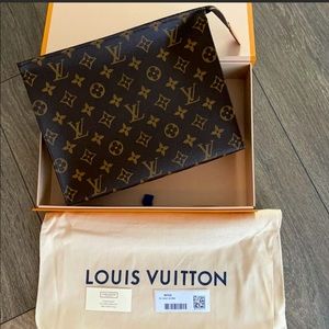 ‼️SOLD‼️ AUTHENTIC Louis Vuitton Monogram Pouch / Brand new never used.